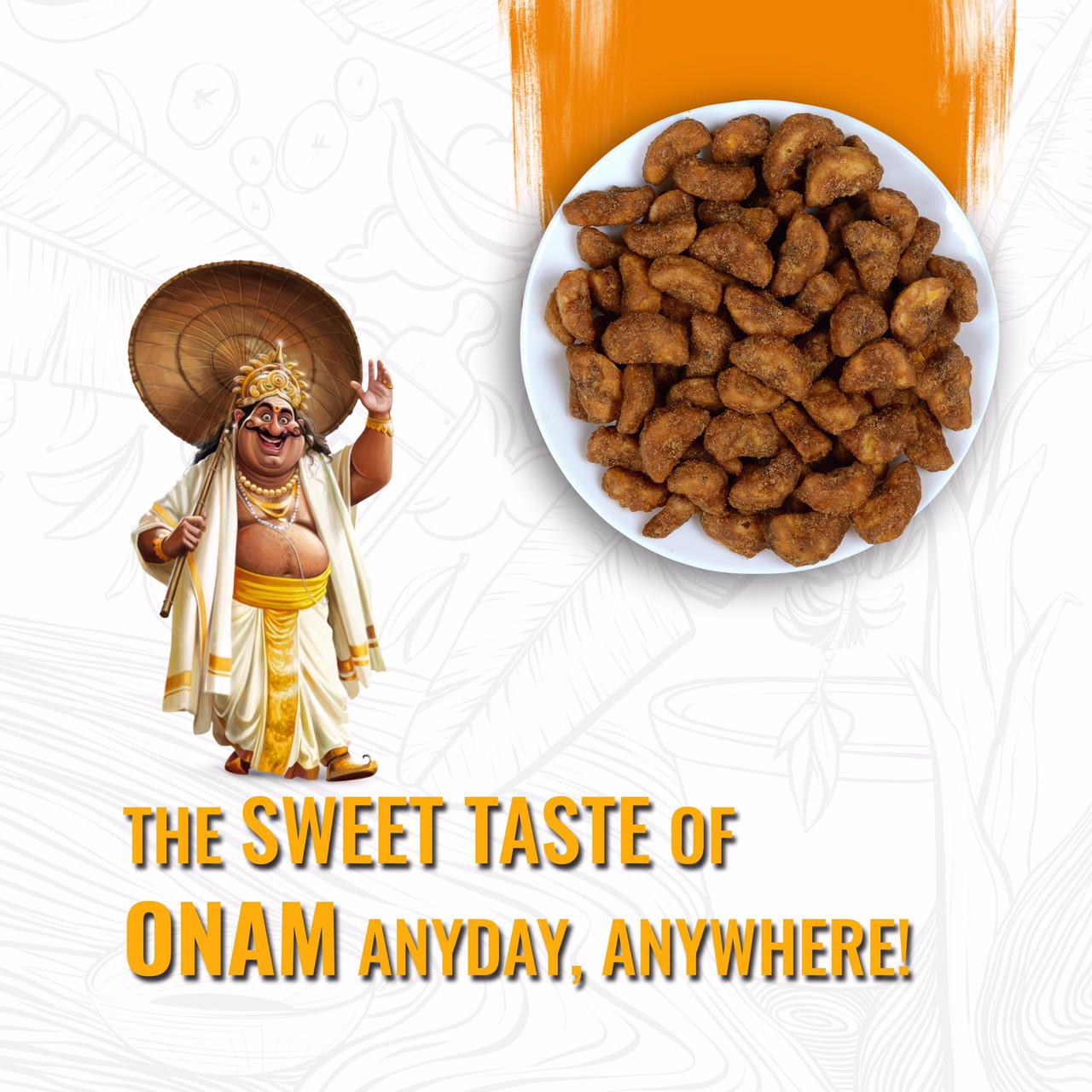 FLAVORS OF KERALA Jaggery Coated Banana Chips