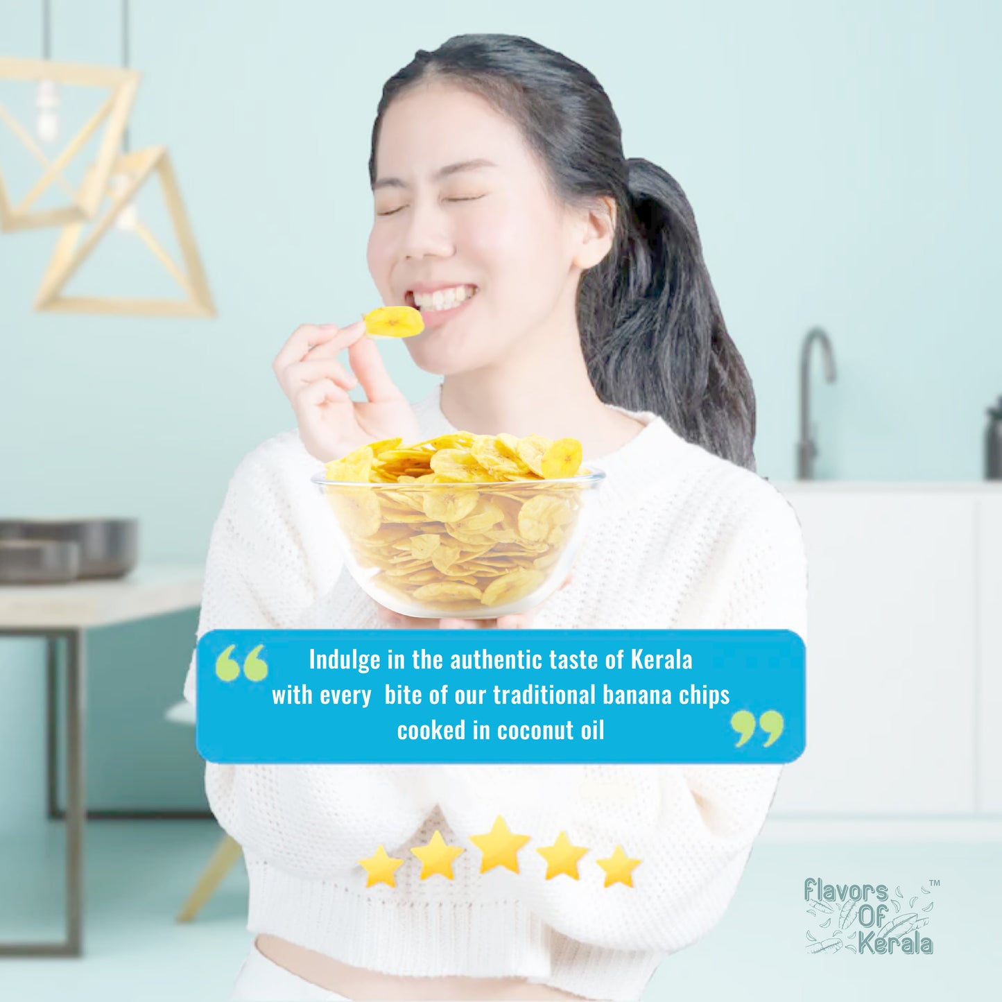 FOK Banana Chips In Coconut Oil & Tapioca Chips (Medium & Large)