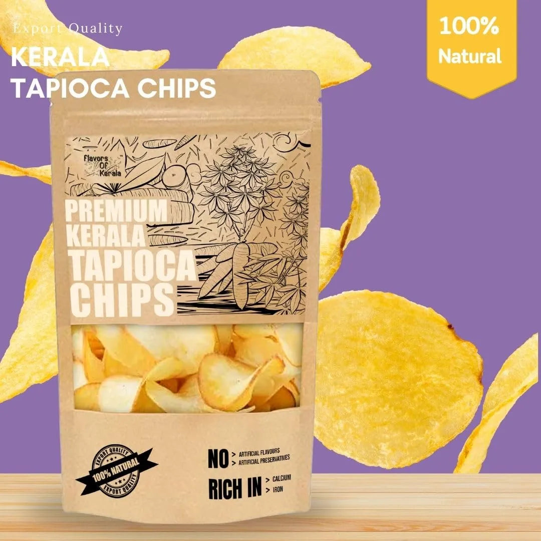 Kerala Chips Combo - Banana, Jackfruit & Tapioca