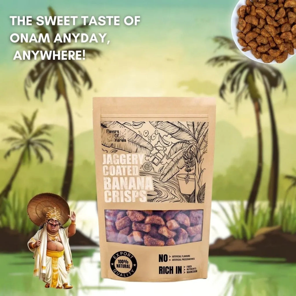 Kerala Chips Mega Sample Combo - Banana, Jackfruit, Jaggery & Sweet Banana
