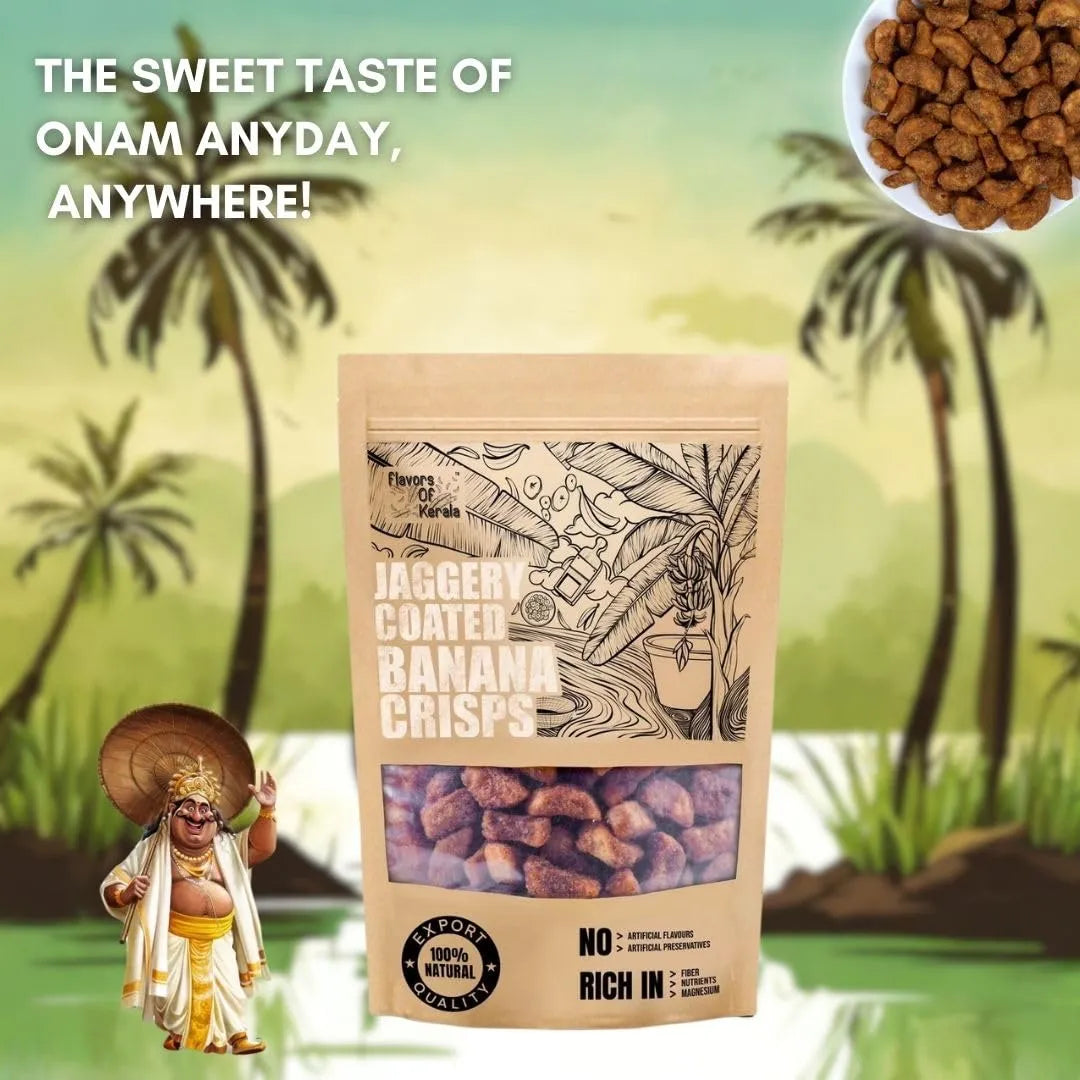 Kerala Chips Mega Sample Combo - Banana, Jackfruit, Jaggery & Sweet Banana
