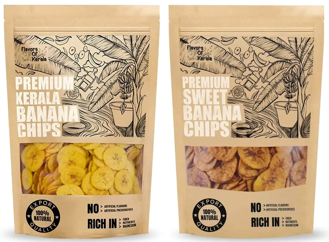 Onam Special Combo - Kerala Banana Chips & Sweet Banana Chips