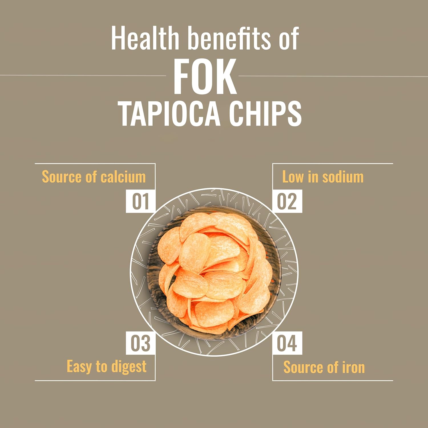 Spicy Kerala Tapioca Chips