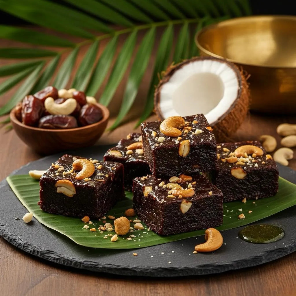Kerala Black Halwa with Cashews