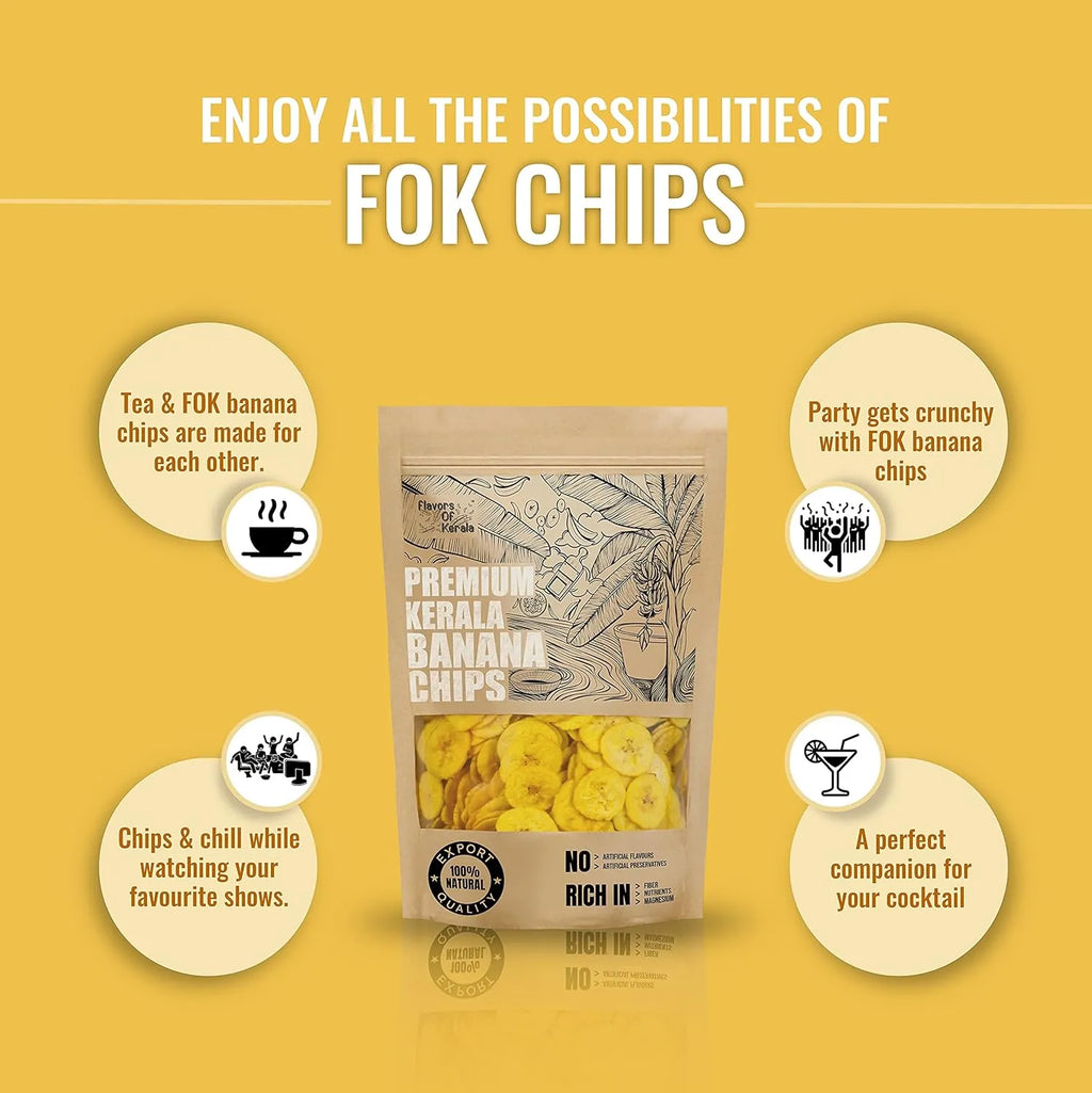 Premium Kerala Banana Chips & Spicy Banana Chips in Coconut Oil