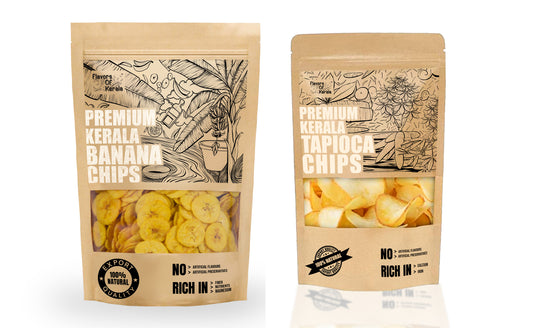 FOK Banana Chips In Coconut Oil & Tapioca Chips (Medium & Large)