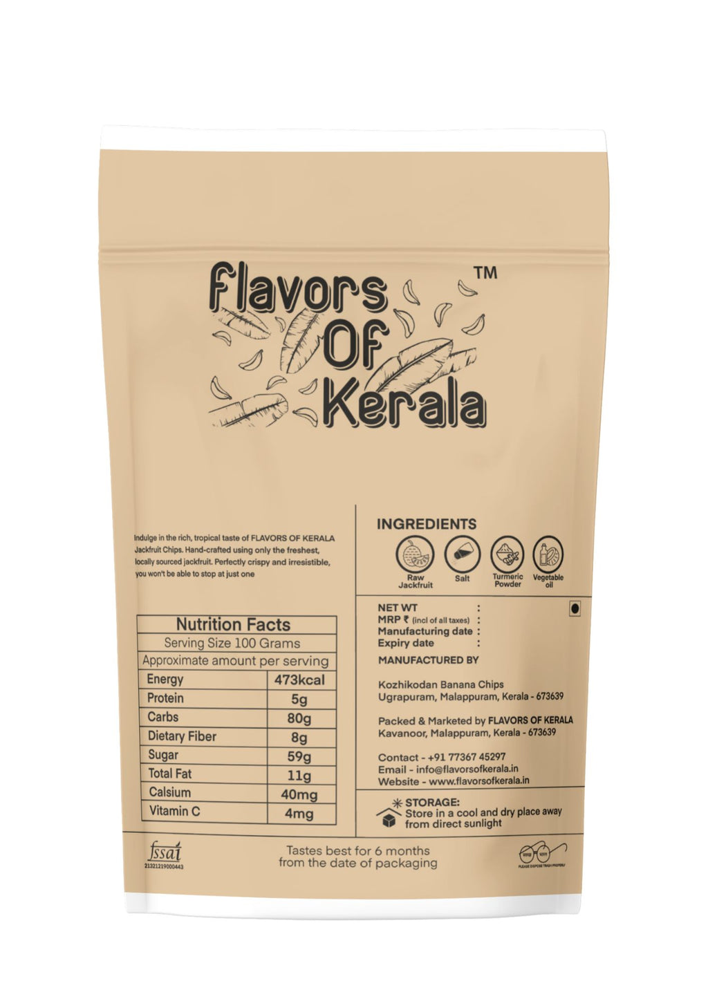 Premium Kerala Jackfruit Chips