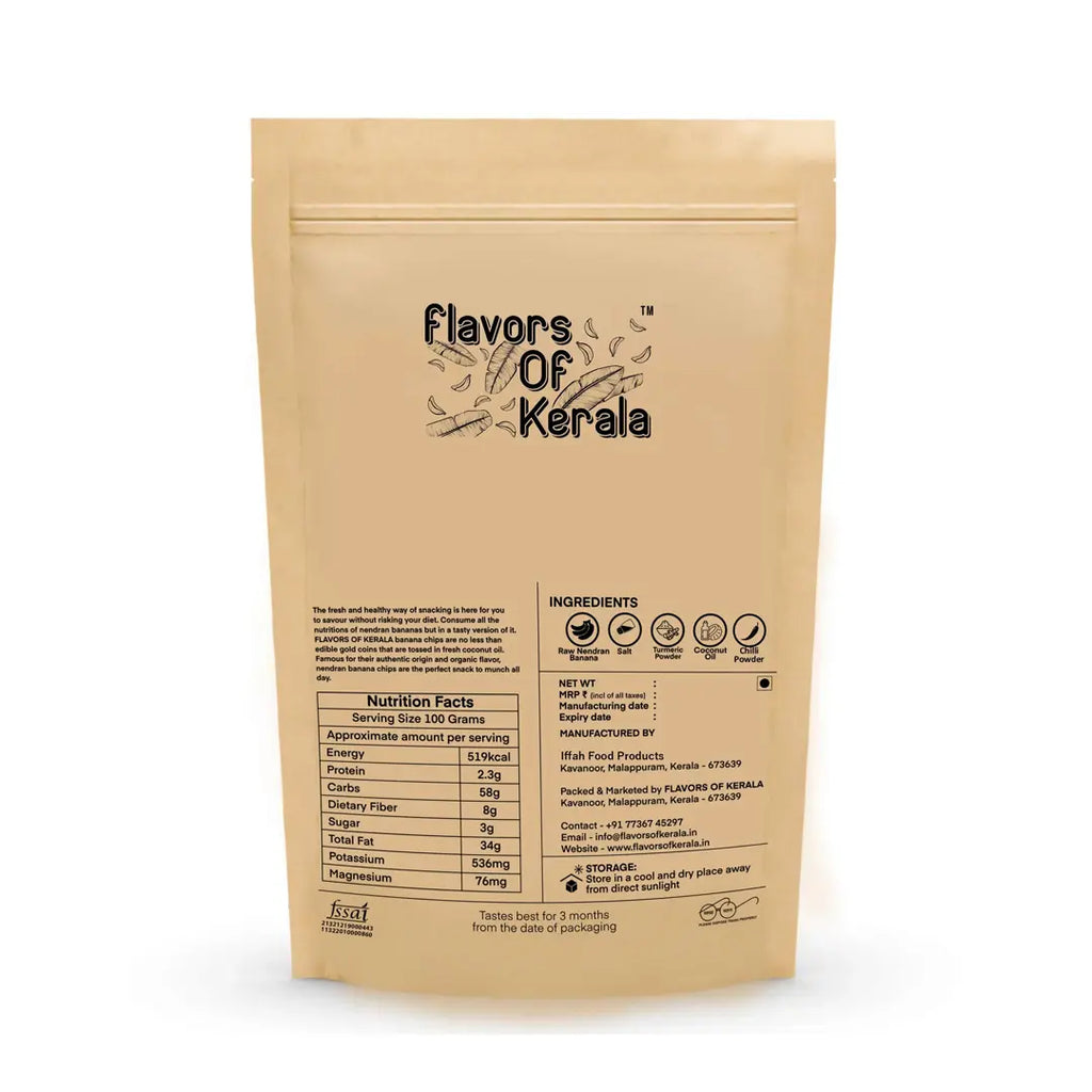 Kerala Spicy Banana Chips in Coconut Oil