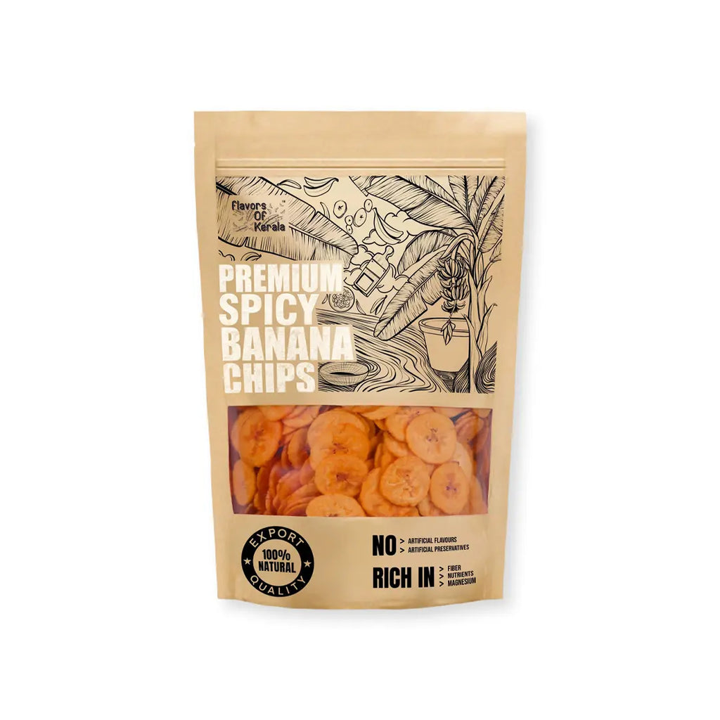 Kerala Spicy Banana Chips in Coconut Oil