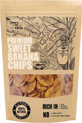 sample gift sweet banana chips 100g